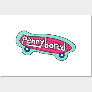 pennybored. logo 1 Posters and Art